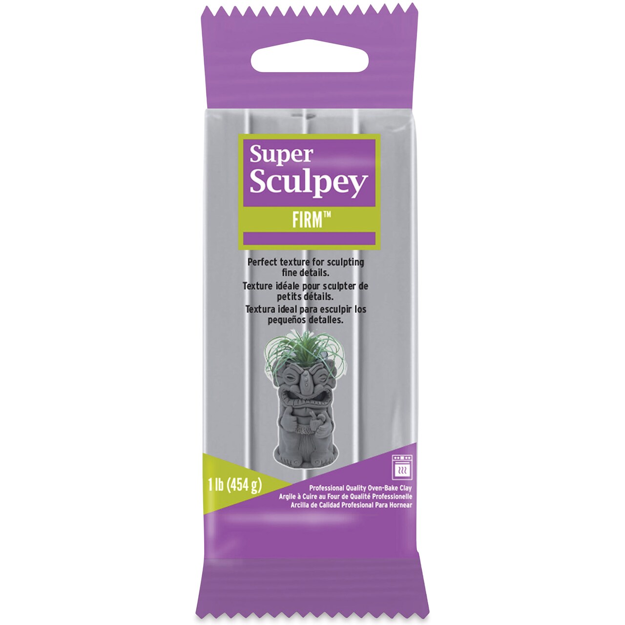 Sculpey: Super Sculpey Firm Clay - Gray, 1lb - Polymer Oven Bake Clay, For Detailed Sculpting & Modeling, Non-Toxic, Arts & Crafts, Level: Firm